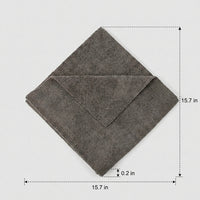 Thick Microfiber Cloth and Car Drying Towel, 40cm x 40cm Microfibre Cloth for Detailing, Six-Weft Weave Serged Border for Glass and Polish