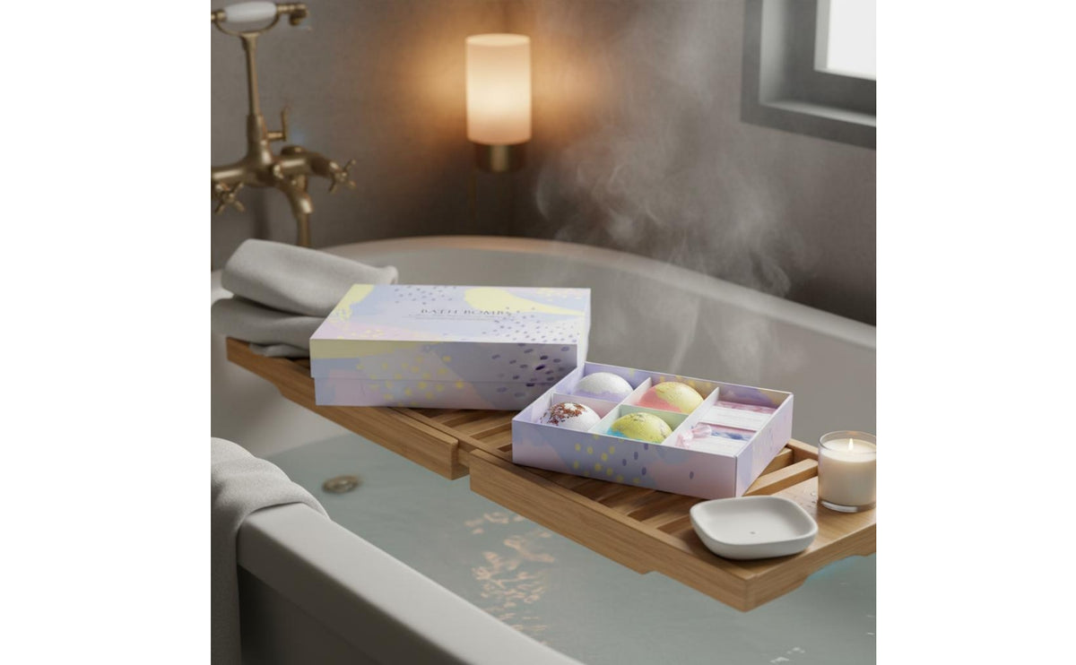 Fizzy & Foaming Bath Fizzer and Soap Set Handmade Personal Care Item for Bathroom