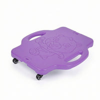 Scooter Board with Rope Smooth Scooter Board with Handles Toy Swivel Sturdy for Children, Gym Class, Kindergarten