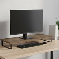 Desktop Display Riser Minimalist Design Computer Screen Riser Space Saving Computer Screen Shelf for Study