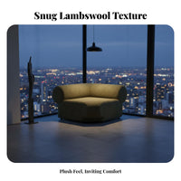 Minimalist Aesthetic Armless Boucle Seating Unit Customizable Configuration sectional Couch Soft Texture Sectional Sofa High-Resilience Foam for Apartment Dwellers, Interior Designers, Design aficionados, Living Room, Villa, Reception Area, Office