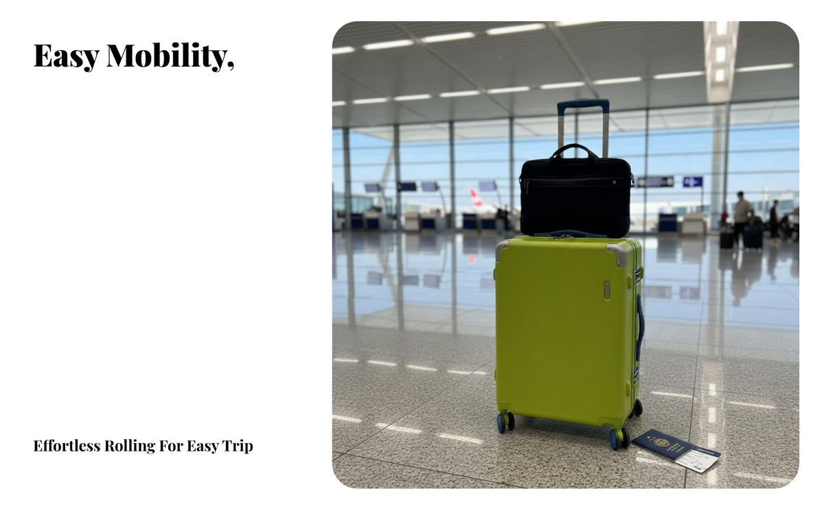 Large Capacity Hardside Luggage Wide Pull Rod Ribbed Hardside Luggage Combination Lock Suitcase Telescoping Handle for Travelers, Vacationers, Business Professionals, Airport, Vacation, Weekend Getaway