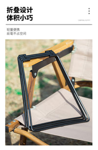 Folding Metal Bucket Stand for Camping