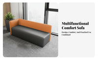 Nordic design Corner Couch and Table Combination Modern Look Couch and sidechair Group space-saving Design Office Furniture adaptable Placement for Homeowners, Business Owners, Interior Designers, Reception Area, Lobby, Waiting Room