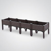 Plant Pots and Raised Beds for Garden, Stackable Planter for Outdoor Plants and Flower Pot, Breathable Floor Standing Easy Raised Garden Bed