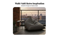 Wabi-Sabi Aesthetic Abstract Face Lounge Seat distinctive artistic Design Single Sofa Minimalist aesthetic Indoor Seating Sculptural Form for Readers, Homeowners, Renters, Bedroom, Small Spaces, Living Room, perusing corner