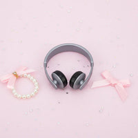 Miniature Doll Headphones Lightweight Neck Hanging Doll Headset Modern BJD Headphone Prop for Dioramas