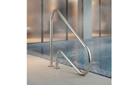 Pool Handrail Stainless Steel Pool Handrail with Base Ergonomic Grab Rail for Homeowners, Hotel Managers, Backyard