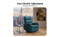 Gentle Rocking Motion Electric rotating Recliner Ergonomic Design Powered rotating Recliner Modern Aesthetic Armchair charging port Charging Port for Adults, Seniors, Homeowners, Living Room, Leisure Area, Home Office, study corner