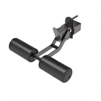 Foam-Covered Squat Rack Leg Roller Padded Leg Roller Attachment Metal Strength Training Gear