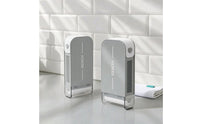 Ventilated Soap Box with Brush Modern Soap Dish with Brush Sturdy Sink Organizer Rinse-Friendly for Shower