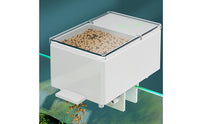 Digital Aquarium Feeder Portion Control Dry Food Storage for Busy Fish Keepers