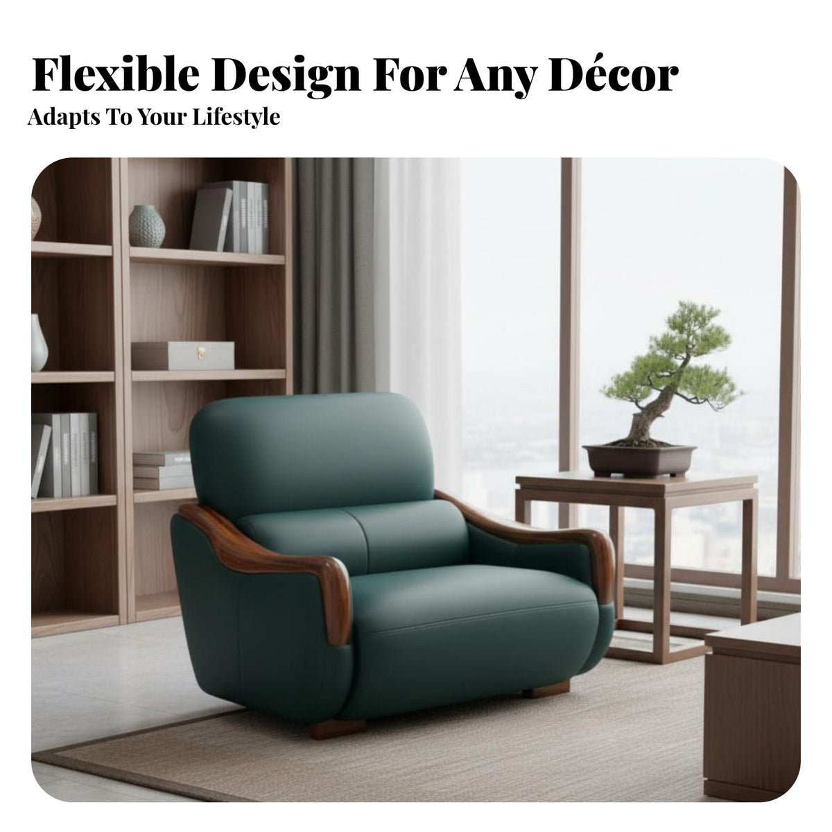 Couch and Armchair Combination New Chinese design Chaise Sofa and Loveseat Combo Modern Minimalist Design Living Room Furniture for Villa, Lounge Area