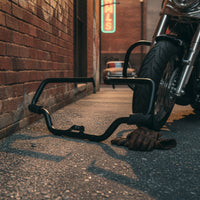 motorcycle front Engine Guard Matte Black Deflector Tubular Motorcycle Front Deflector for Motorcyclists, Riders, Motorcycles