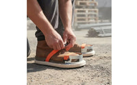 Asphalt Shoes with Straps Heavy-Duty Asphalt Shoes Easy to Maintain Footwear for Road Pavers, Construction Workers