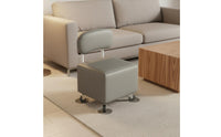 Multifunctional Entryway Shoe Bench Sturdy Wood Frame Padded Storage Stool Cushioned Seat for Hallway