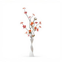 Tall Modern Resin Vase, Luxury Home Decor Accent