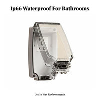 Dustproof Waterproof Outlet Box Easy Installation Waterproof Plug Cover Heavy Duty for Bathroom, Garden, Kitchen