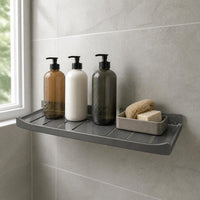 Faucet Storage Rack for Bathroom and Washbasin, No-Drill Multifunctional Organizer
