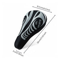 Bike Seat Cover with Gel Comfortable Bike Saddle Cover Anti-Slip Saddle Pad for Commuters