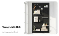 Multifunctional Round Hole Pegboard Easy to Install Wall Mount Pegboard Kit Versatile Use Wall Mounted Tool Board Customizable Layout for DIY Enthusiasts, Shop Owners, Dorm Room, Workshop, Garage, Retail Outlet S