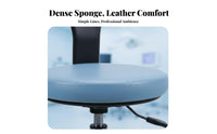 Adjustable Rolling Stool with supportiverest Padded Seat for Hospital, Doctors, Nurses
