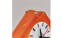 Frosted Acrylic Double Sided Corner Wall Clock Minimalist Style Triangular Wall Clock