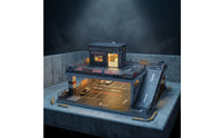 Double-Layer Parking Garage Built-in Lights Lighted Parking Garage Architectural Details Lighted Miniature Scene
