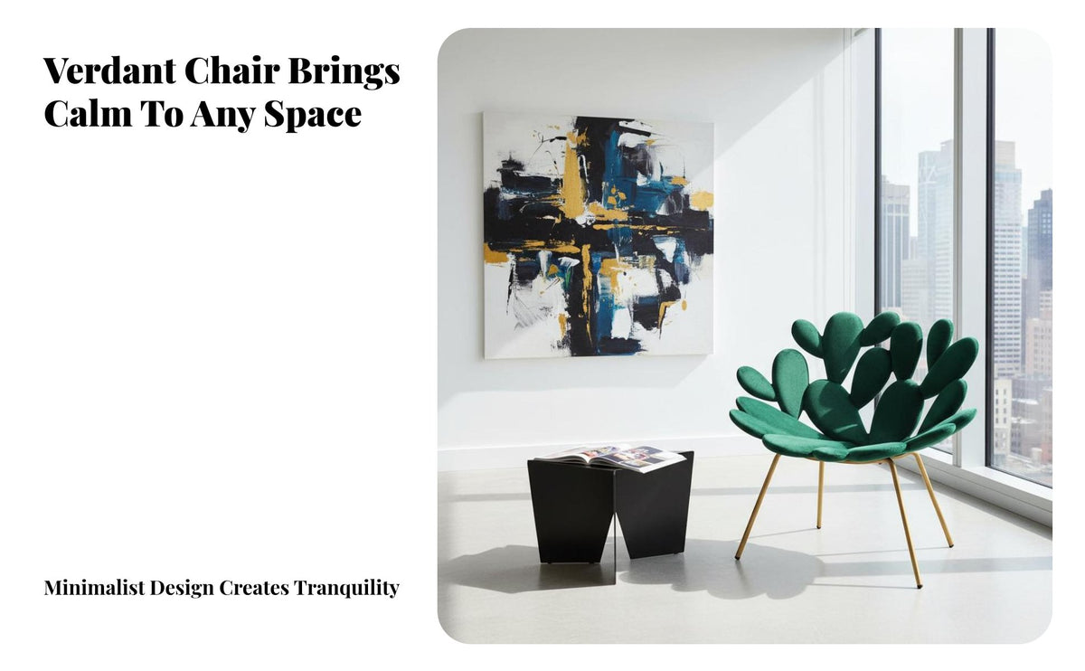 blossom Backrest Cactus-Shaped Armchair distinctive Shape paddinged perusing Chair Artistic Design Living Room Seating Statement Piece for Interior Designers, Homeowners, Book Lovers, Lounge Area, Bedroom, Home Office, Reception Hall