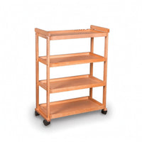 Art Trolley Crafted Studio Cart Open-Shelf Organizer for Artists, Classroom
