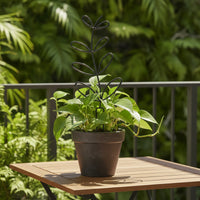 Decorative Leaf-Shaped Trellis Stylish Climbing Plant Trellis Wire Climbing Plant Support Sturdy for Indoor Gardeners, Potted Plants, Shelf Displays