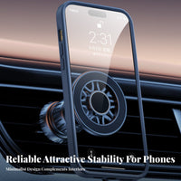 Strong Magnetic Force Attractive Car Ph Single Mount Anti-Vibration Attractive Car Mount Stable & Sturdy for Drivers, Commuters, Navigation
