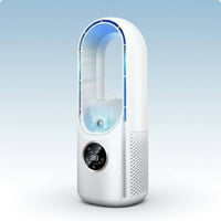 Bladeless Spray Fan Perforated Air Outlets Desktop Humidifying Ventilation zoneSaving Home Design Appliance