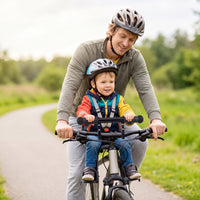Bike Child Seat Armrest Secure Child Bike Seat Grip Bar Handlebar Universal Accessory Ergonomic for Toddlers, Family Rides