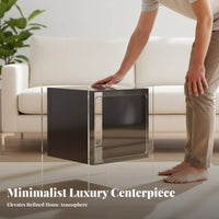 With Wheels Rolling Storage Cart Minimalist Design Tiered Rolling Organizer Transparent Frame Nightstand Long-Lasting Construction for Apartment Dwellers, Office Workers, Living Room, Bedroom, Small Areas, Bathroom