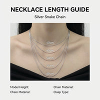 Flat Snake Chain Necklace, Stainless Steel Flat Chain Necklace for Women, Minimalist Gold Chain Necklace, Everyday Wear Jewelry Gifts