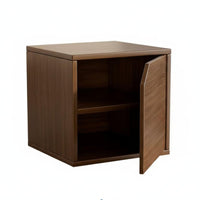 Desktop Shelf Unit Multi-Purpose Modular Bookshelf Small Footprint for Students