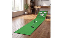 Foldable Golf Chipping and Putting Practice Practice Aid Portable Golf Putting Mat with Adjustable Slope Indoor Premium for Golfers, Home, Office, Garage