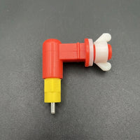 Automatic Drinker for Chickens with Steel Ball Valve, Simple-join Water Dispenser, Quail Drinker for Chickens and Ducks, Farm Fowl Supplies