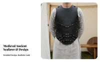 Single Pauldron Harness Medieval and design Shoulder protective gear Nordic raider Inspired for guys