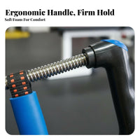 Strengthen Muscles Wrist Forearm Exerciser Heavy Duty Carbon Steel Springs Wrist Strength Coach Comfortable Foam Padding for Athletes, Gym