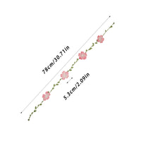 Flexible Vine Bracelet Long Bracelet with Leaf Accents Slim Floral Arm Band Lightweight for Performers, Kids, Costume Styling, Photoshoots, Stage Performances