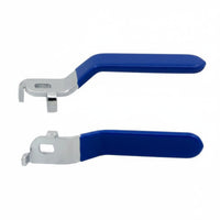 Chrome-Plated Ball Valve Wrench Rust-Proof Ball Valve Handle Easy Grip
