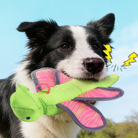 Outdoor Play Squeaky Dog Launcher Toy Long-Lasting Oxford Cloth Dog Fetch Launcher Slobber-Slobber-Resistant Pickup Interactive Fetch Toy Launches 3x Farther for Dogs, Yard, Park