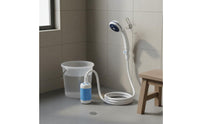 Portable Electric Shower Easy to Use Bucket Shower Washroom Supply for Students, Renters, Dorm Room, Outdoor