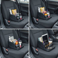 Car Seat Organizer with Cup Holder Multi-Compartment Car Back Seat Organizer with Cup Holders Easy to Clean spaceSaving