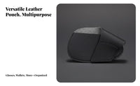 Leather Sporting Club Protector Abrasion Protection Leather Iron Headcover Short Iron Head Cover Hook and Loop Closure