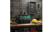 Wear-Resistant Square Tool Bag Thickened Heavy Duty Tool Bag Adjustable Shoulder Strap Padded Handle for Electricians