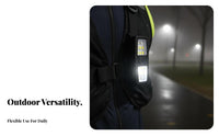 Attach-on LED Light Function LED Clip Light High Visibility for Campers, Cyclists, Camping, Biking