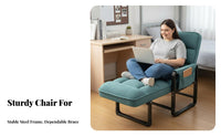 Armless Cross-Legged Computer Chair sturdy Duty Rolling Desk Seat Ergonomic spinerest Seating Furniture for Students, e-sports participants, Meditation Corner, Bedroom